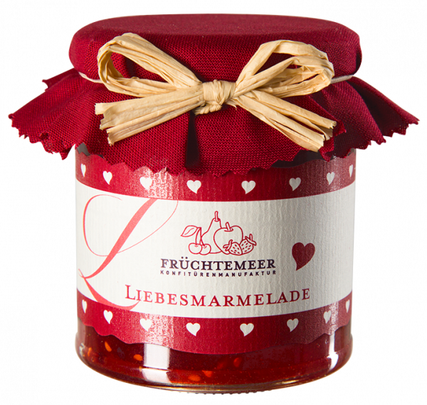 Liebesmarmelade  Rote-Beeren-Sekt-Aufstrich 210g