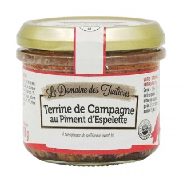 Terrine de Campagne au Piment d´Esplette 90g